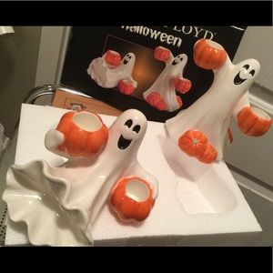 Fitz and Floyd ghost candleholders